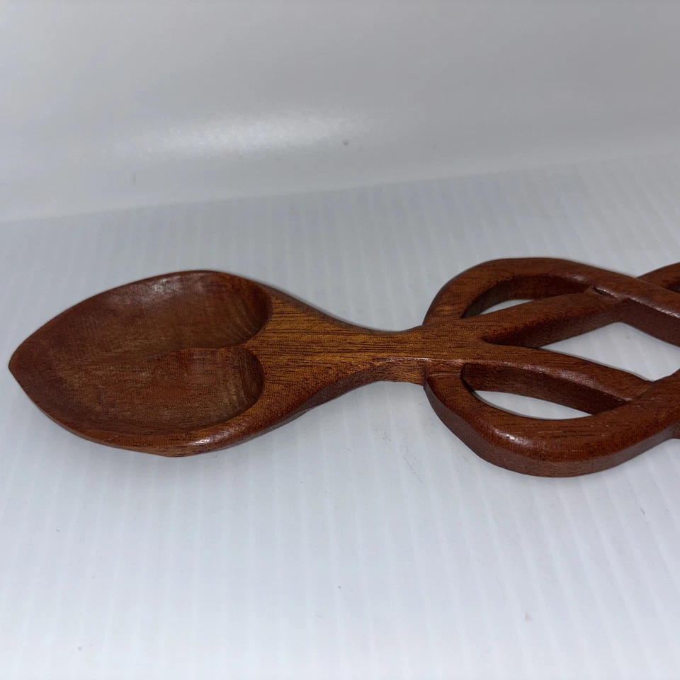 手工雕刻木制爱情勺凯尔特设计PB制造商马克 — 第 4/4 张图片