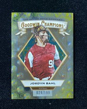 2025 Upper Deck Goodwin Champions Jordyn Bahl #61 Yellow Circles 29/199 UP RT95