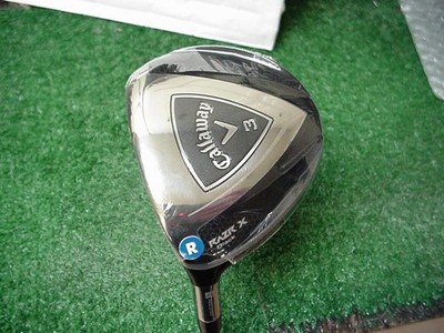 Left Hand Brand New Callaway Razr X Black 15 Degree 3 Wood Graphite Regular Flex