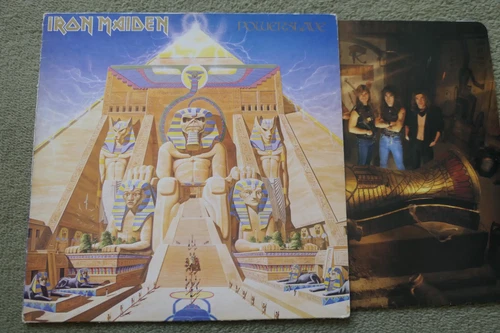 IRON MAIDEN – POWERSLAVE LP – Nr MINT/EXC+ A1/B1 UK 1984 FIRST PRESS HEAVY METAL