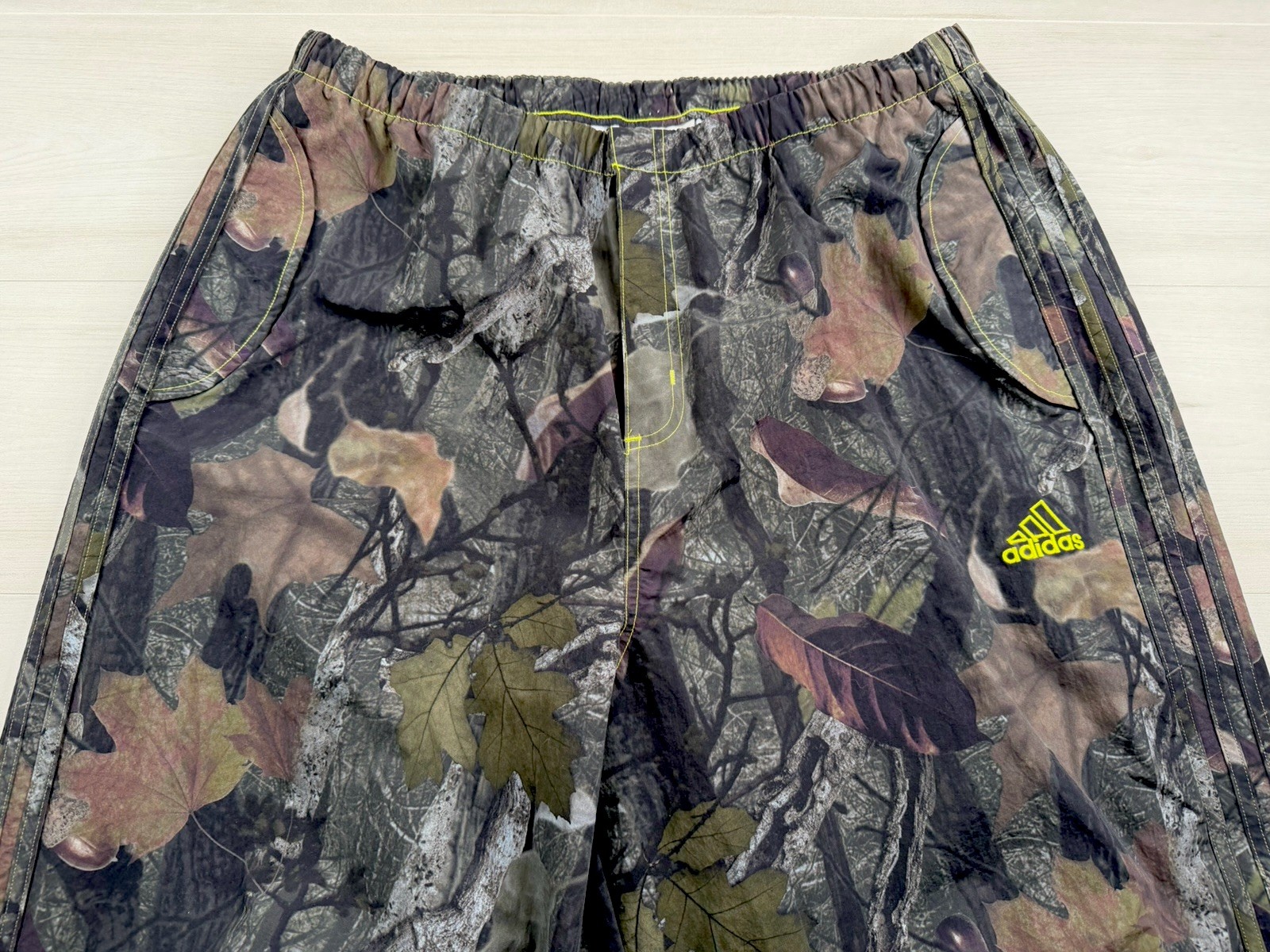 Adidas Originals Camo Q1 Pants Super Baggy JNCO Style Elastic Waist Mens L NWT!! image 2