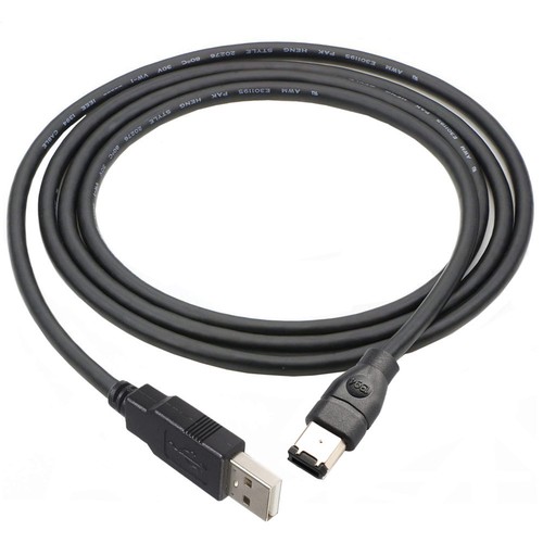 Firewire IEEE 1394 6Pin Male to USB 2.0 A Male Cable Camera Adapter DV Convertor - Afbeelding 4 van 9