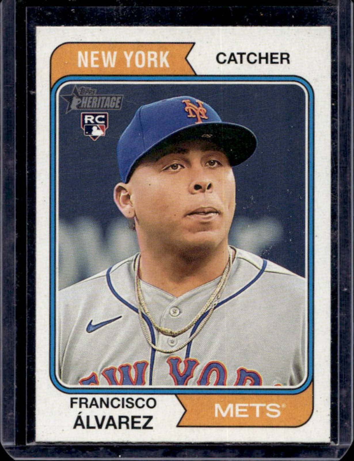 2023 Topps Heritage Francisco Alvarez RC Rookie #388 Mets