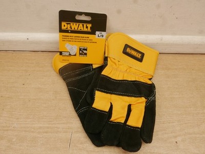 DeWALT DPG41L PREMIUM RINDSLEDER RIGGER ARBEITSHANDSCHUHE GRÖSSE 9 LARGE