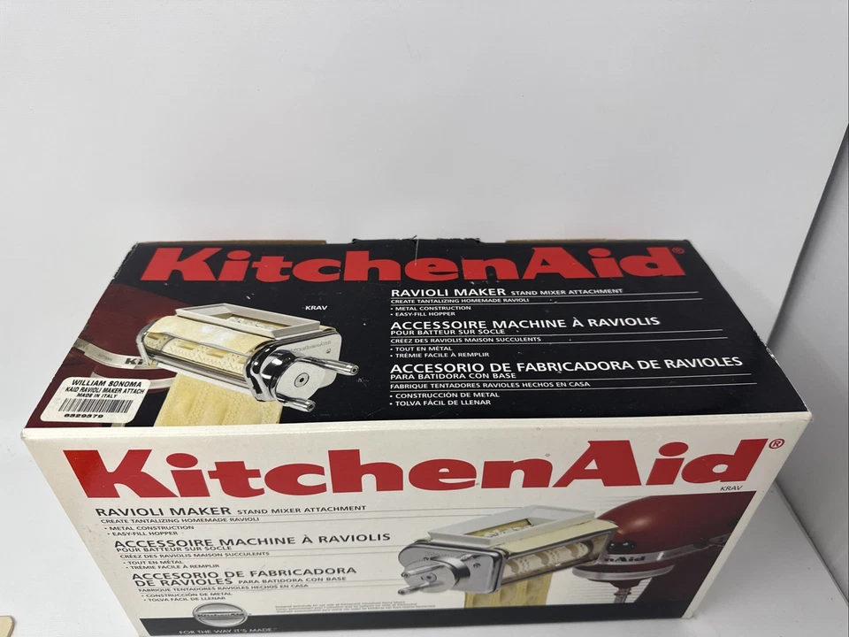 KitchenAid Ravioli Maker Stand Mixer Attachment KRAV Made In Italy - Image 2 of 4