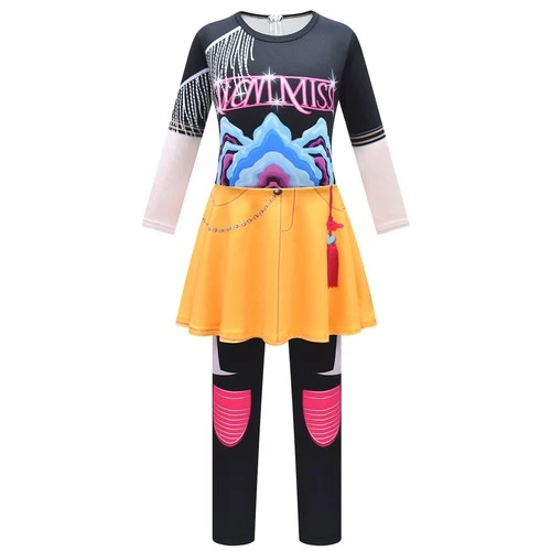 Girls Kpop Demon Hunters Cosplay Jumpsuit Rumi Zory Mira Costume Bodysuit Dress - Picture 50 of 66