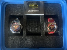 Orologi Invicta DC/Marvel, Superman, Captain Marvel, custodia rigida Superman 3 slot