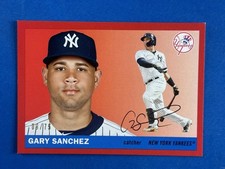 2020 Topps Archives Red #21 Gary Sanchez New York Yankees #/75