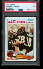Anthony Munoz - 1982 Topps RC - PSA 7 NM - Bengals  -HOF - GOAT