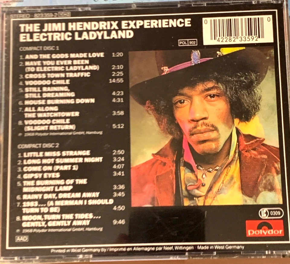 JIMI HENDRIX EXPERIENCE - ELECTRIC LADYLAND - RARE NUDE COVER - 2CDs - Bild 2 von 4