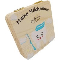 Neu Zahnbox Holz Pinzette FüR MilchzäHne Zahnaufbewahrung Erinnerung Baby Kind