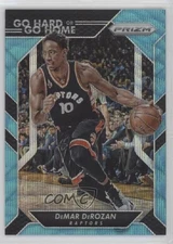 2016-17 Panini Prizm Go Hard or Go Home Teal Wave Prizm /25 DeMar DeRozan #22