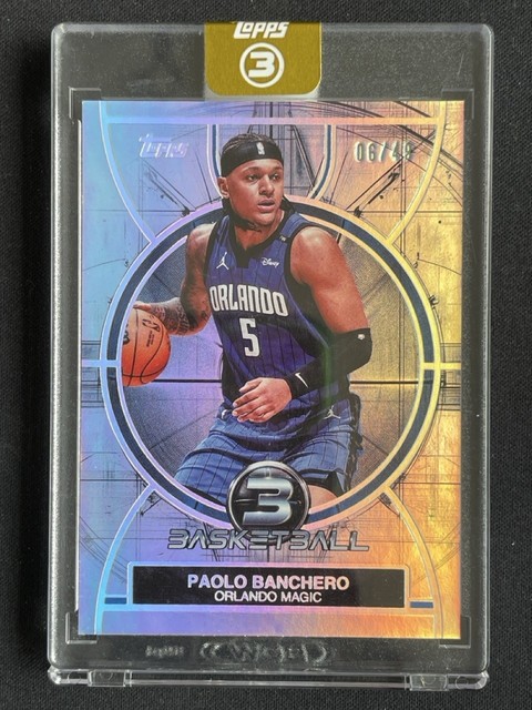 Paolo Banchero 2025-26 Topps Three 3 Silver Base /49 #22