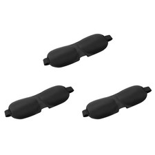 3X Sleep Eye Sleeping Eye Blindfold Black Travel Sleep Aid Rest T9E84160