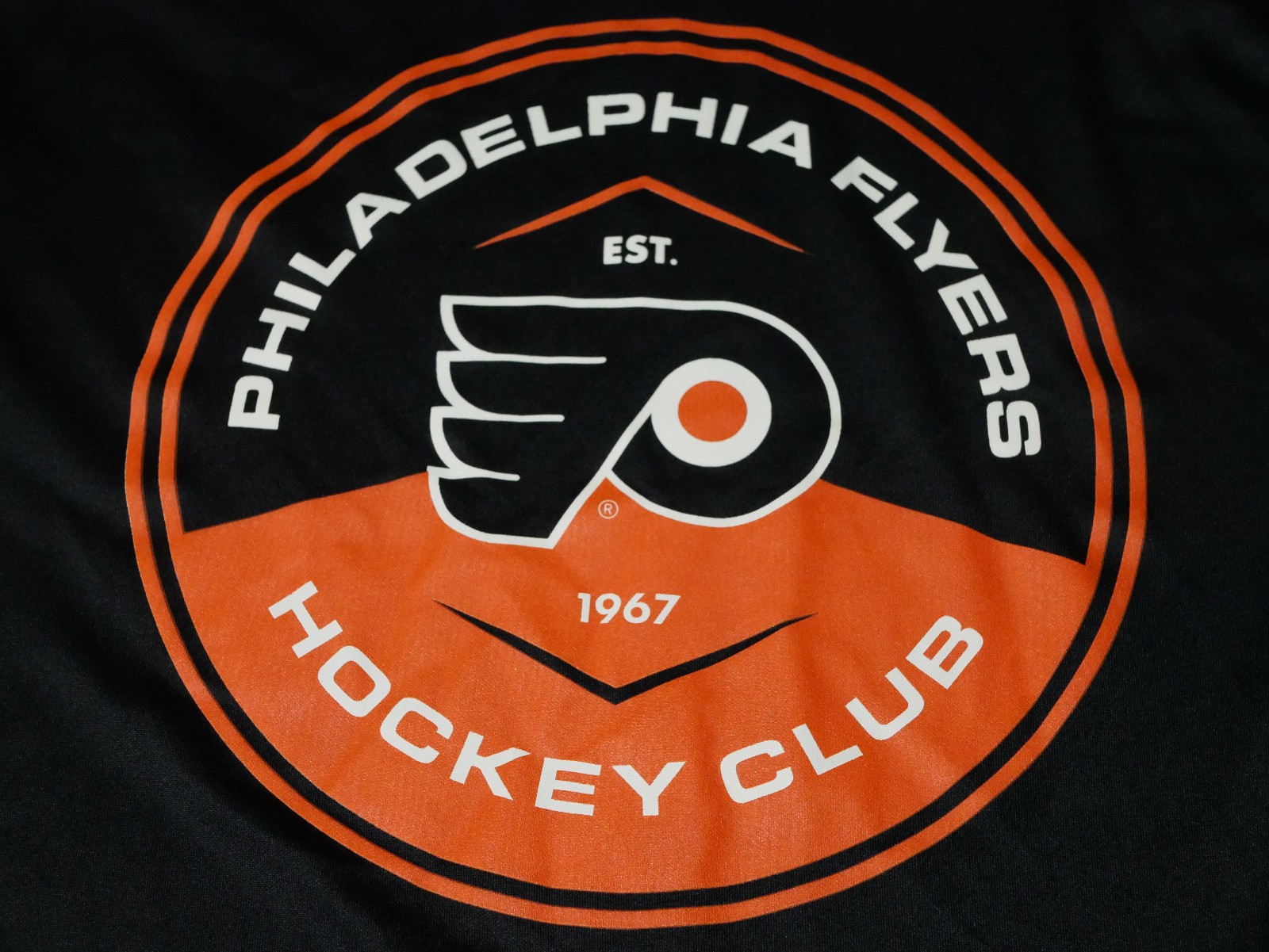 Adidas Philadelphia Flyers Hockey Club T Shirt Men's Black NHL Size Large