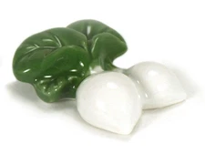 SET of 2 PCS. Japanese Ceramic Chopstick Rest Holder Kabura Turnip Made in Japan