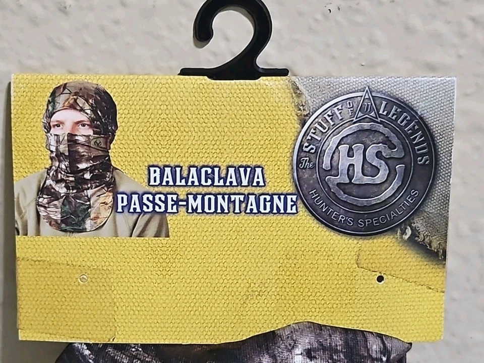 Hunter's Specialties Scent-A-Way Spandex Balaclava # 07377 NOS - Image 2 of 4