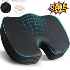 Memory Foam Seat Cushion Office Chair Car Seat Pad Coccyx Tailbone Pain Relief
