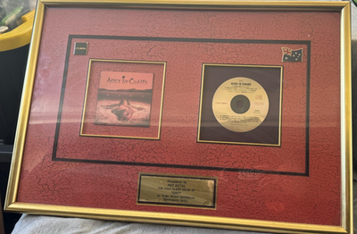 #ad Alice in Chains Dirt 1993 Sony Australia Gold Sales Award Hot Metal AU $1200.00