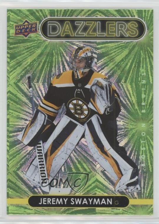 2021-22 Upper Deck Series 1 Dazzlers Green Jeremy Swayman #DZ-4 Rookie RC 10qk