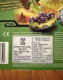 LEGO Ninjago Rise of the Snakes Spinners NRG Zane Blister Pack Set 9590 (2012)
