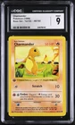 CGC 9 MINT Charmander 46/102 Base Set 1st Edition Shadowless Pokemon Card