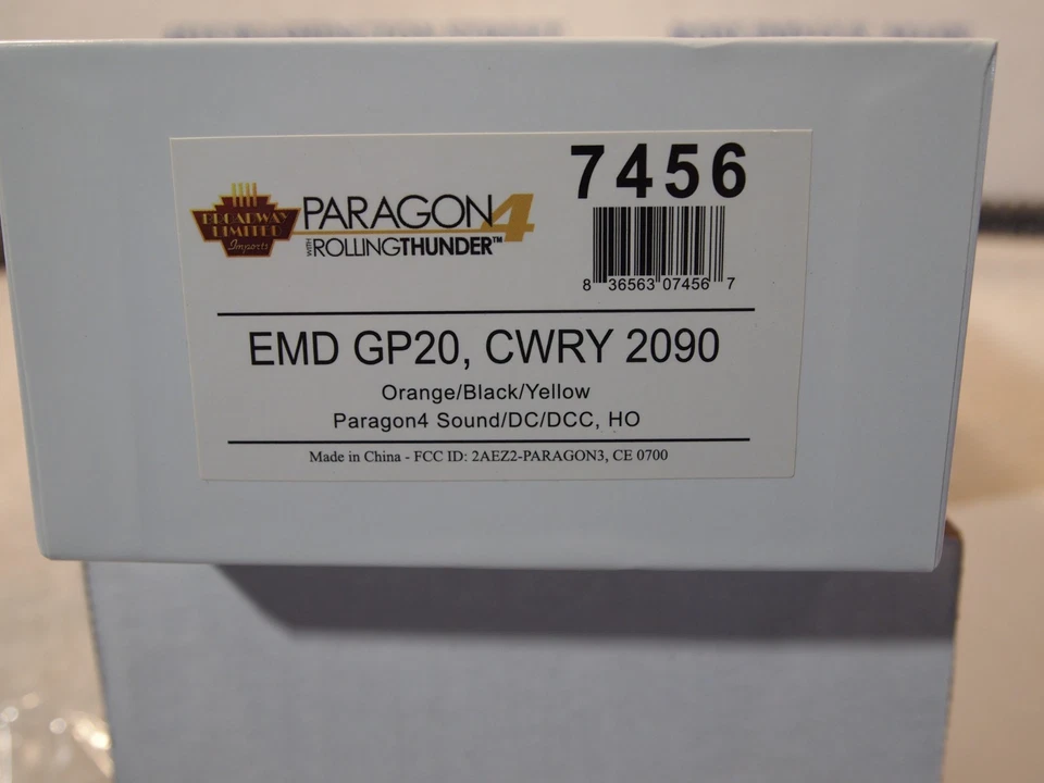 BROADWAY LIMITED 7456  GP20  COMMONWEALTH  RAILWAY  NO. CWRY2090  w/SOUND/DCC+DC - Image 2 of 3