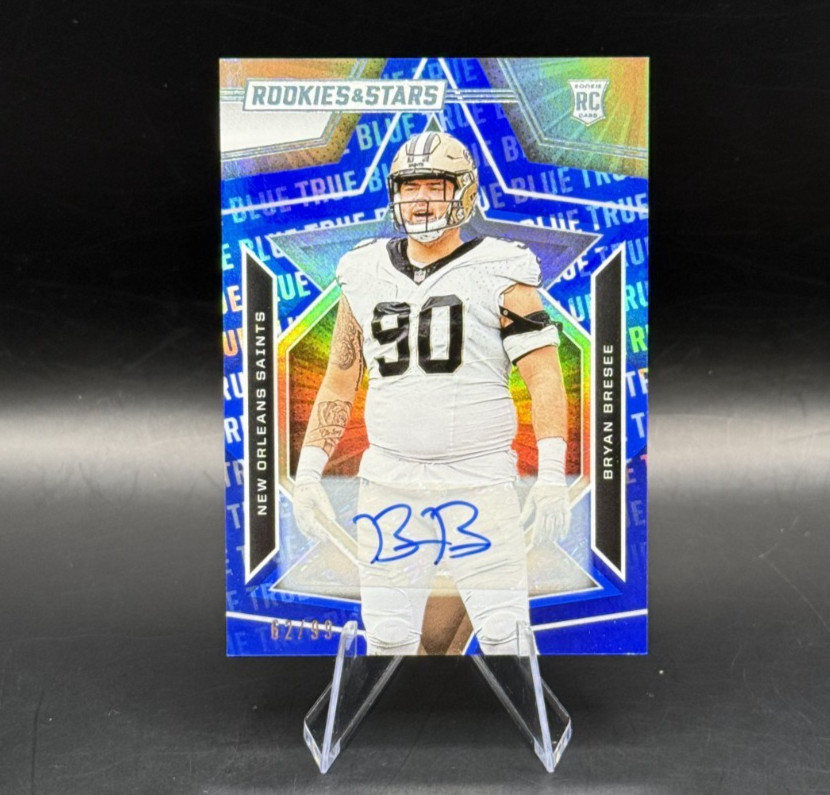 2023 Rookies and Stars Signatures True Blue /99 Bryan Bresee Rookie Auto #109