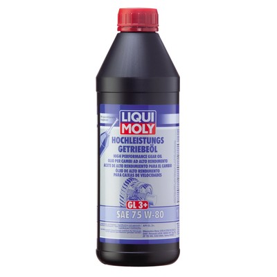 Getriebeöl LIQUI MOLY 4427 Hochleistungs-Getriebeöl (GL3+) SAE 75W-80 synth. 1 L