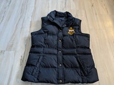 Lands End Womens warm puffer vest S small 6-8 coat jacket