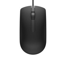 Dell 065K5F Standard Mouse - Black - Factory Sealed, OEM, Optical NEW