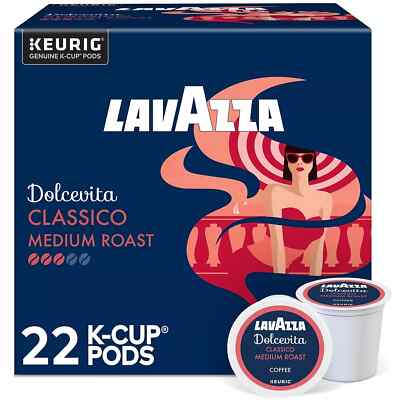 Lavazza Classico Coffee K-Cup Pods Medium Roast 22/Box