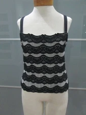 St. John Holt Renfrew Canada Lace Overlay Tank Top Size 6 