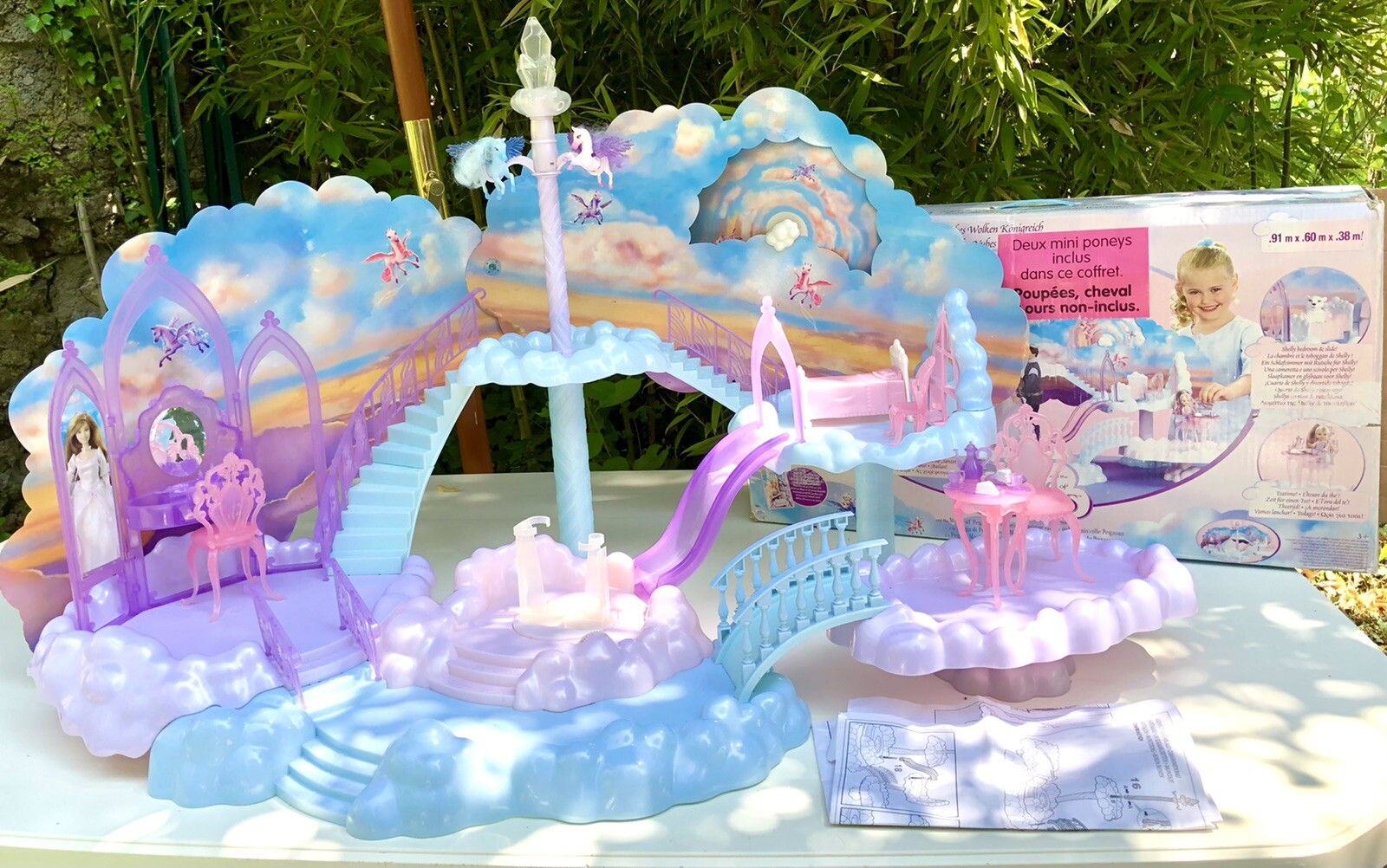 chateau arc en ciel barbie