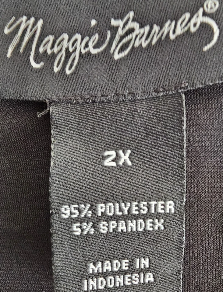 Maggie Barnes Womens Cardigan Shirt Top Blouse Size 2X Multicolor Geometric - Image 2 of 4