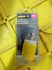4721CR Plug 15A 125V 3 Wire Locking, Marinco Made in USA