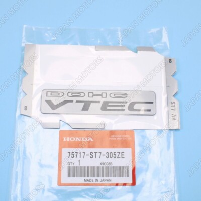 Genuine Honda ACURA INTEGRA Sticker Rear Emblem Badge DOHC VTEC