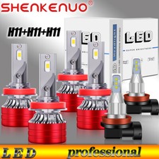 For Nissan Sentra 2013-2019 LED Headlights High/Low Beam +Fog Bulbs Combo 6000K