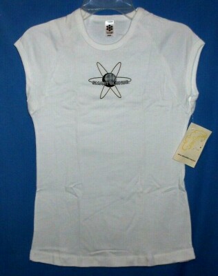 Smart Blonde White,Short Sleeve Crew Neck Shirt,Size Medium-New With Tags  