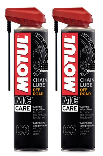 2X Kettenspray Motul C3 Chain Lube Off Road 400Ml O-Ring, X-Ring, Z-Ring-image