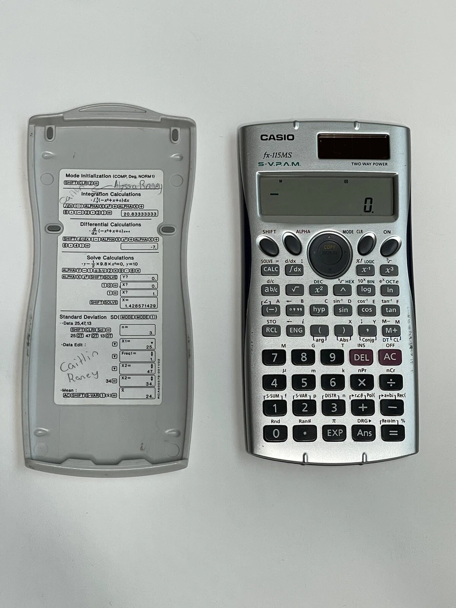 Casio Fx-115MS PLUS SR Scientific Calculator