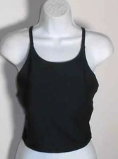 Old Navy Active Woman's  Powersoft Black  Light Support Workout Top Size M