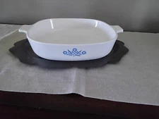 Vintage CorningWare 9" P-9-B Cornflower Casserole Dish NO LID