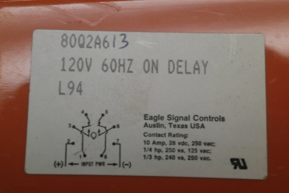 Eagle Signal Controls Timer 80Q2A613 - Image 2 of 4