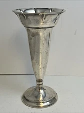 Norway .830 (830S) Silver 5” Weighted Vase Thorvald Marthinsen