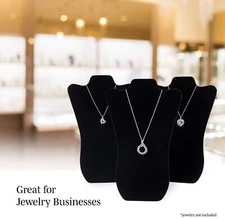 Novel Box Necklace Display Foldable Jewelry Display Pendant Neck Organizer