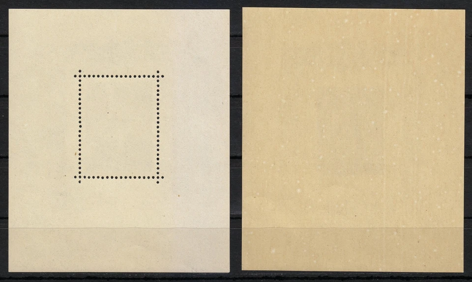 Croacia 1942 MNH Bloque 3AB Sc B18 Héroes de Senj, 9 de mayo de 1937 ** Foto 2 de 2