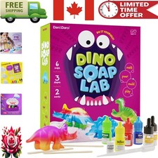 Kid-Friendly Dinosaur Soap Making Kit - Educational Fun Activity for Everyone