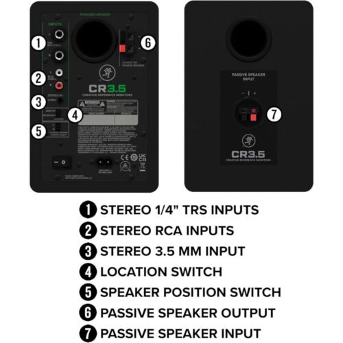 Mackie CR8BT Creative Reference Powered 8" Studio Monitors with Bluetooth - Picture 6 of 6