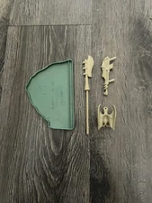 1981 MOTU He-Man Masters of the Universe Castle Grayskull Parts Halberd Gun Lot
